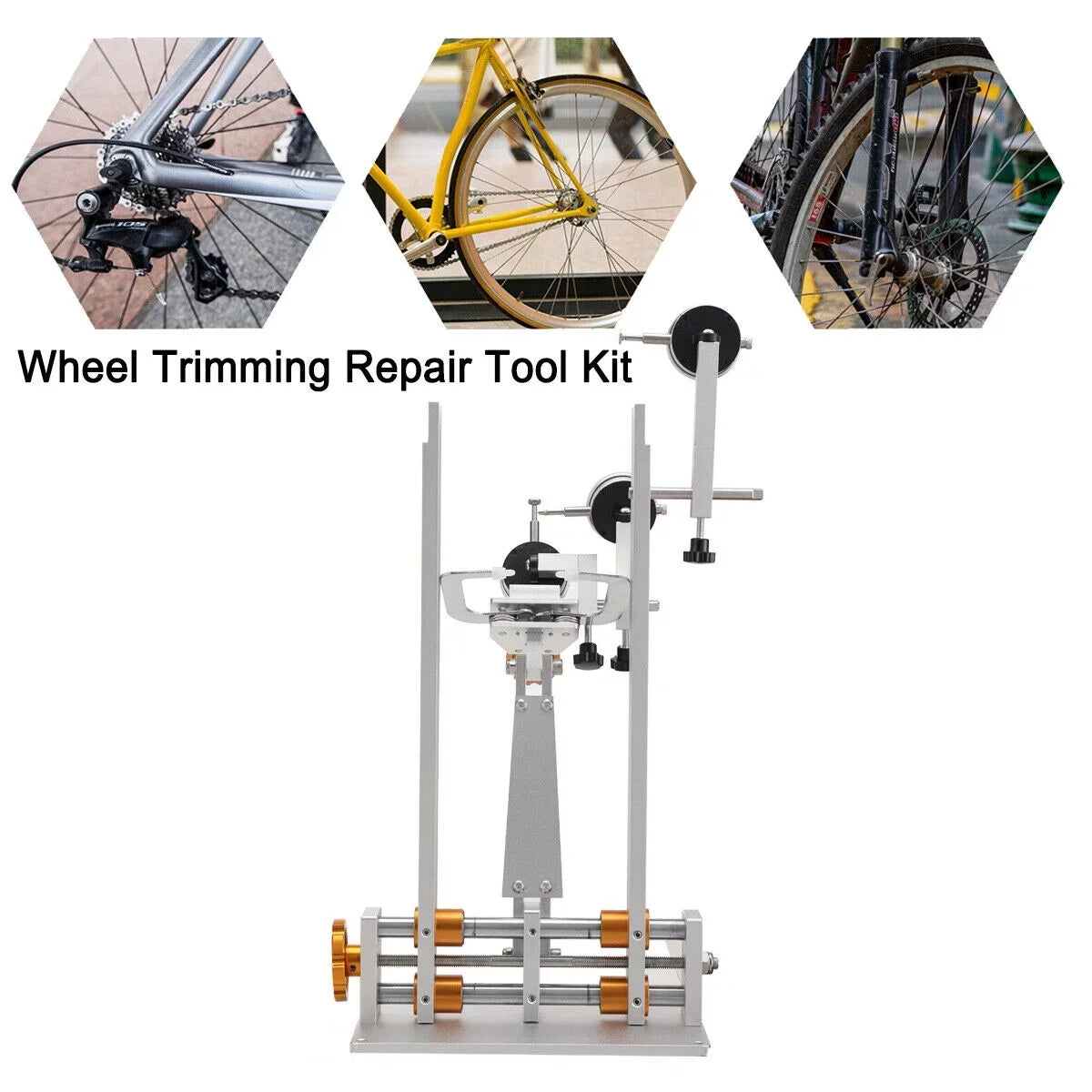 TABODD Professional Bicycle Wheel Truing Stand With Dial Indicator Gauge Set Adjustment Rims MTB Road Bike Wheel Repair Tools