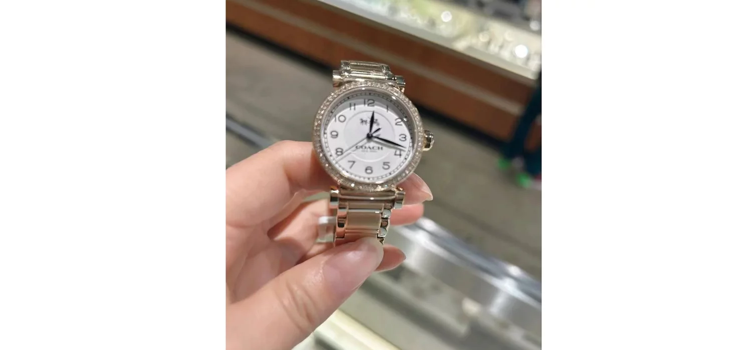 COACH MADISON 14502397 GOLD STAINLESS STEEL WHITE DIAL WOMEN'S WATCH