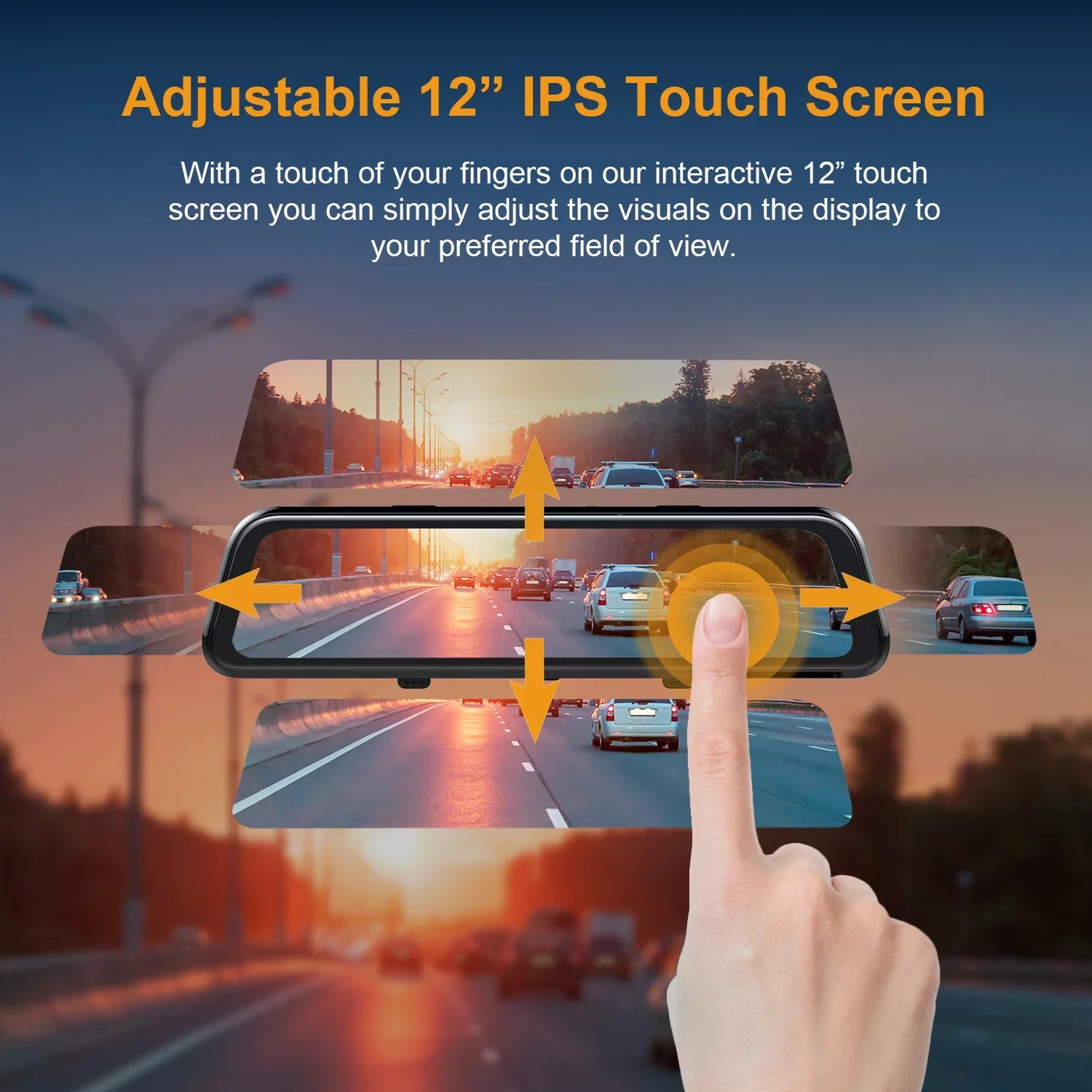 Rexing M2 Smart Mirror Dash Cam with BSD ADAS