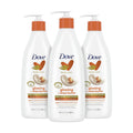 Dove Body Love Pampering Body Lotion Shea Butter Pack Of 3 For Silky, Smooth Skin Softens & Smoothes Dry Skin 13.5Oz