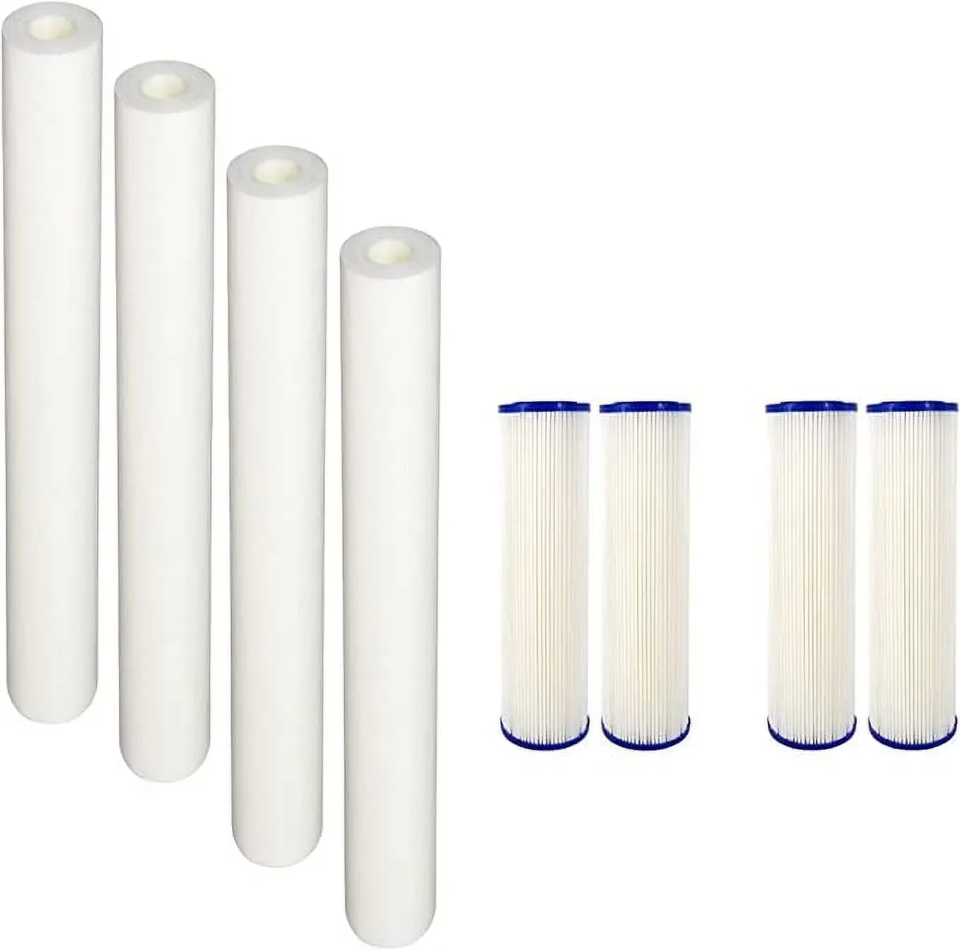 CFS Compatible with EQ-304-20 and EQ-PFC.35 Whole House Fluid Filters Pre Filters and Sub Micron Post Filters (8)