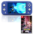 Nintendo Switch Lite Console Blue Bundle with Pokemon Shining Pearl