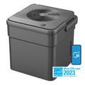 Midea 35-Pint Compact Cube Smart Dehumidifier, up to 3500 Sq. Ft., Gray