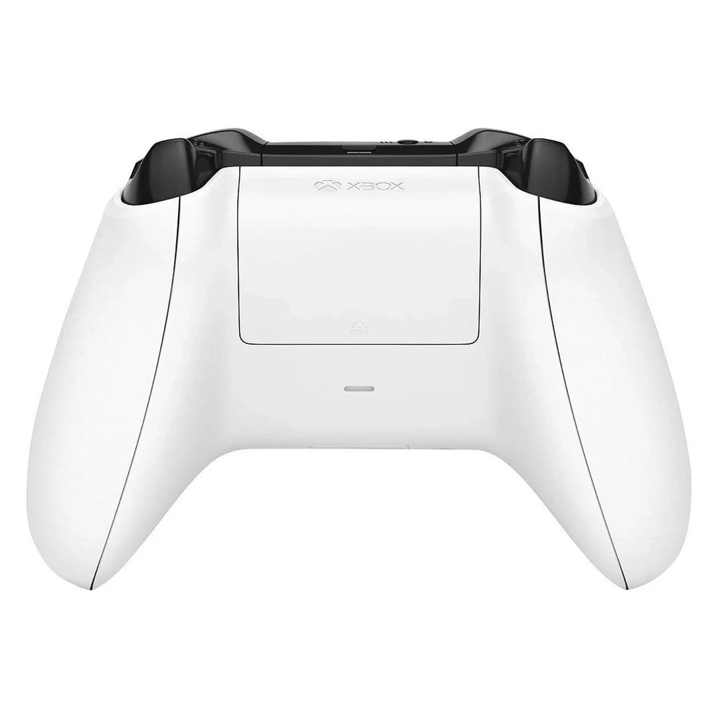 Pre-Owned Xbox One X 1TB with 2 Controller, 4K Ultra HD White with BOLT AXTION Cleaning Kit HDMI Bundle (Refurbished: Like New)