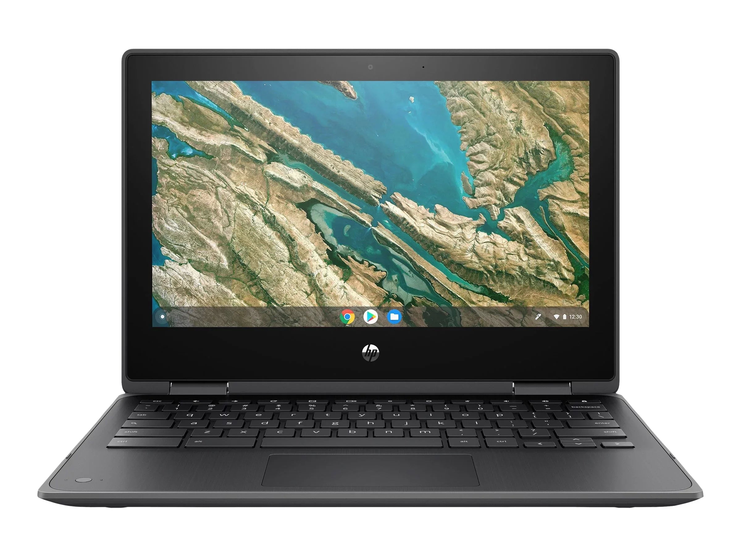 Chromebook x360 11 G3 Education Edition - Flip design - Celeron - N4020 / up to 2.8 GHz - Chrome OS - UHD Graphics 600 - 4 GB RAM - 32 GB eMMC - 11.6" IPS Monitor 1366 x 768 (HD) - Wi-Fi 5 - chalkboard gray - kbd: US