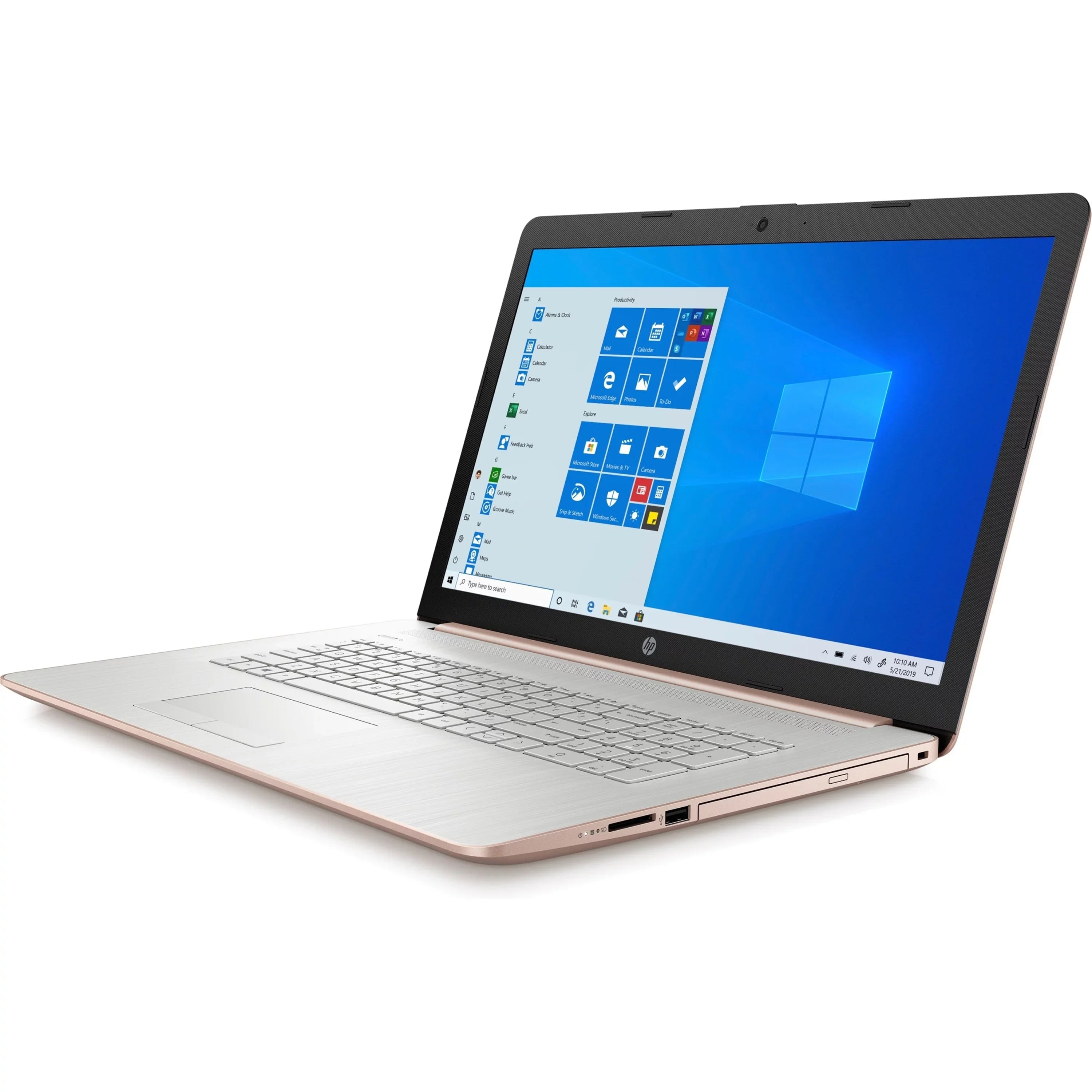 17-BY2008 17.3" Touch 8GB 512GB Pentium Gold 6405U Win10,Rose Gold Refurbished