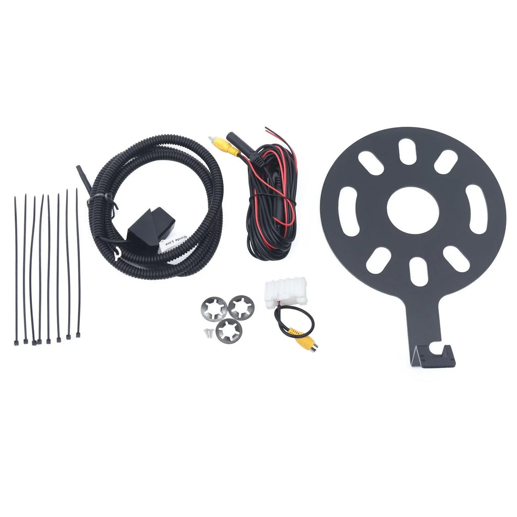 Rear View Backup Camera Kit for Jeep Wrangler JK 2007-2018 w/ Spare Tire Bracket