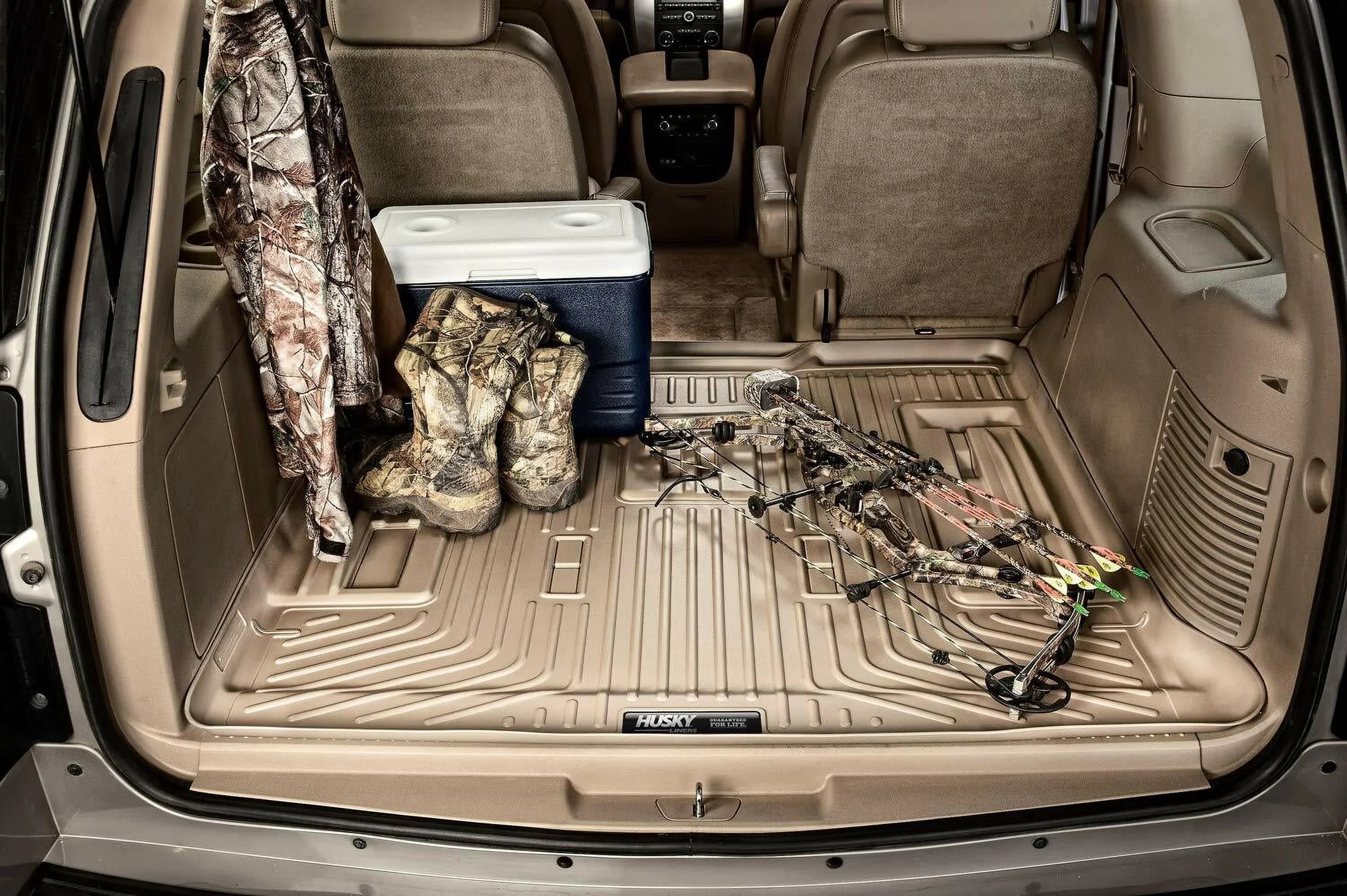 Husky by RealTruck 28261 Weatherbeater Cargo Liner Compatible with select: 2007-2014 Chevrolet Suburban, 2007-2014 GMC Yukon XL