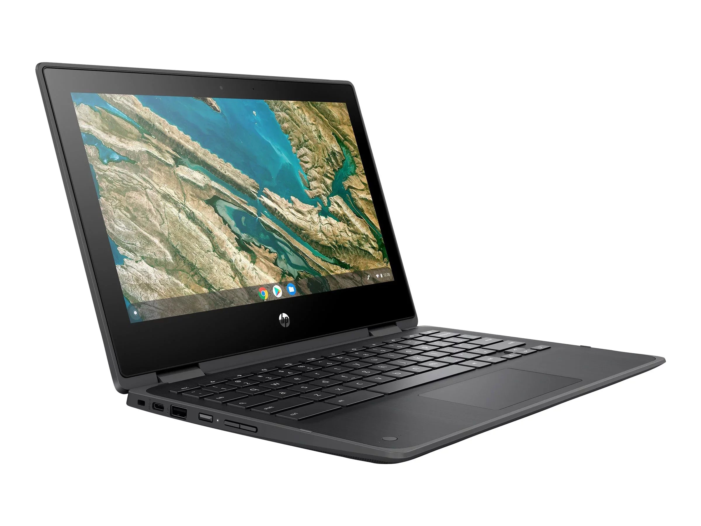 Chromebook x360 11 G3 Education Edition - Flip design - Celeron - N4020 / up to 2.8 GHz - Chrome OS - UHD Graphics 600 - 4 GB RAM - 32 GB eMMC - 11.6" IPS Monitor 1366 x 768 (HD) - Wi-Fi 5 - chalkboard gray - kbd: US