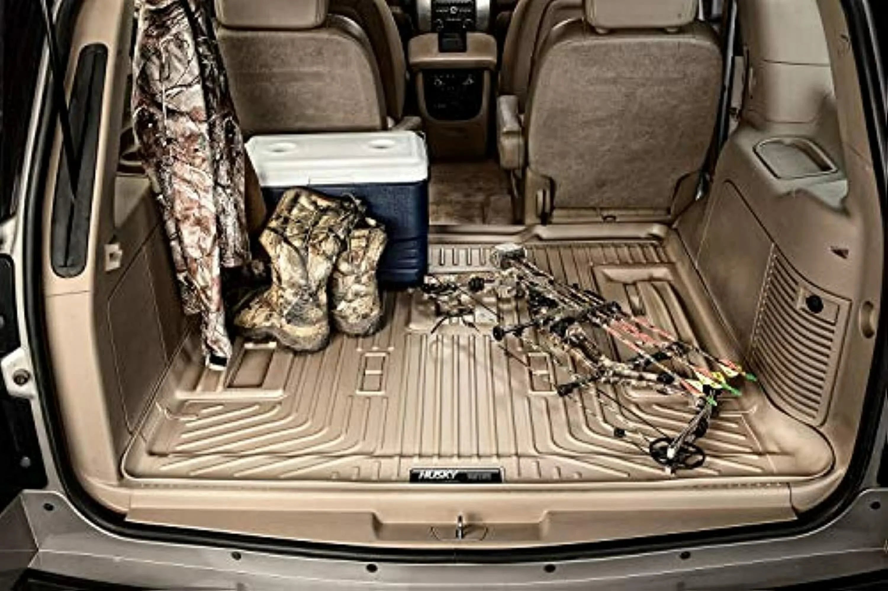 Husky by RealTruck 28261 Weatherbeater Cargo Liner Compatible with select: 2007-2014 Chevrolet Suburban, 2007-2014 GMC Yukon XL