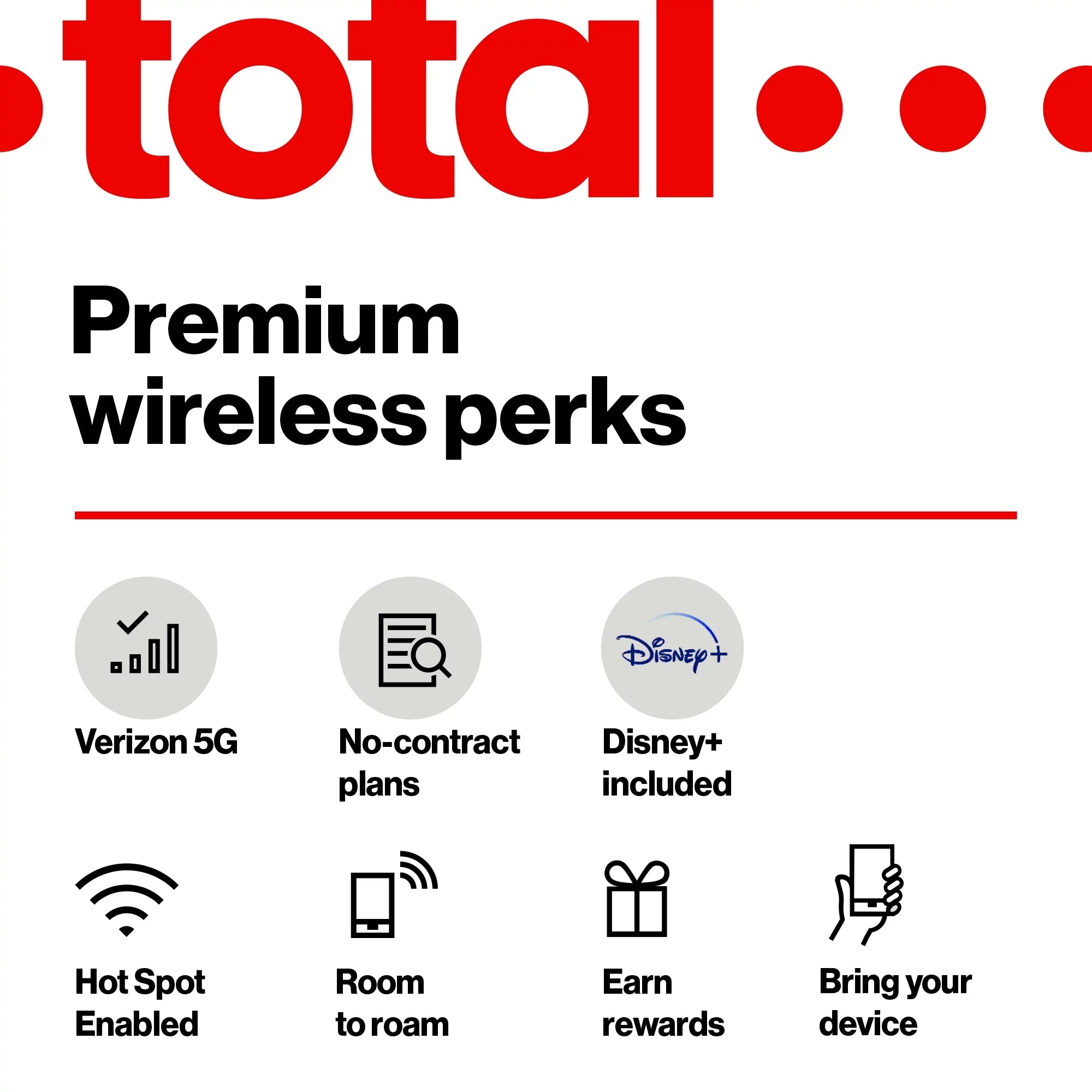 Total By Verizon iPhone 15, 128GB, Blue - Prepaid Smartphone