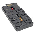 Tripp Lite Tlp808teltv 8-outlet Surge Protector (2,160 Joules; 8ft Cord; Tel/modem/fax Protection; $150,000 Ultimate Lifetime Insurance)