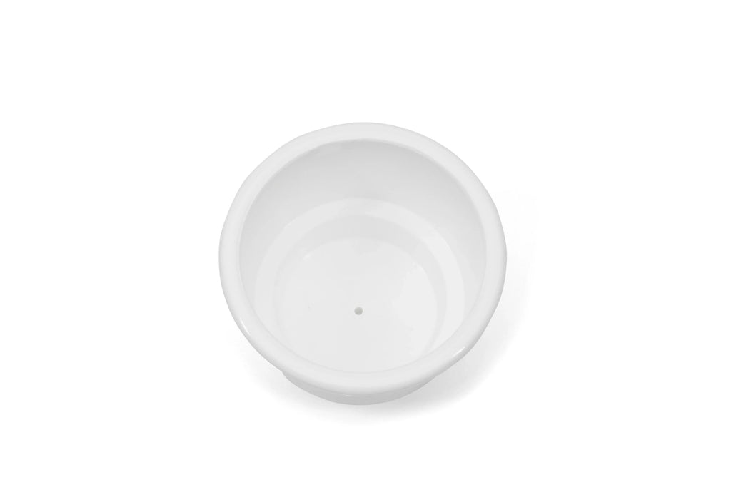 Red Hound Auto 10 Cup Holders Plastic Pocket Recessed Insert Universal with Drain for Boat RV Car Truck Marine Pontoon Motorhome Camper Drop In White 3-1/2 Inch I.D. & 4-1/8 Inch O.D.