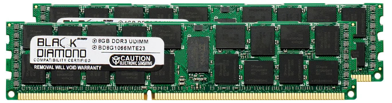 16GB 2X8GB Memory RAM for Z Series Z8NR-D12 (ECC Reg.) DDR3 RDIMM 240pin PC3-8500 1066MHz Black Diamond Memory Module Upgrade