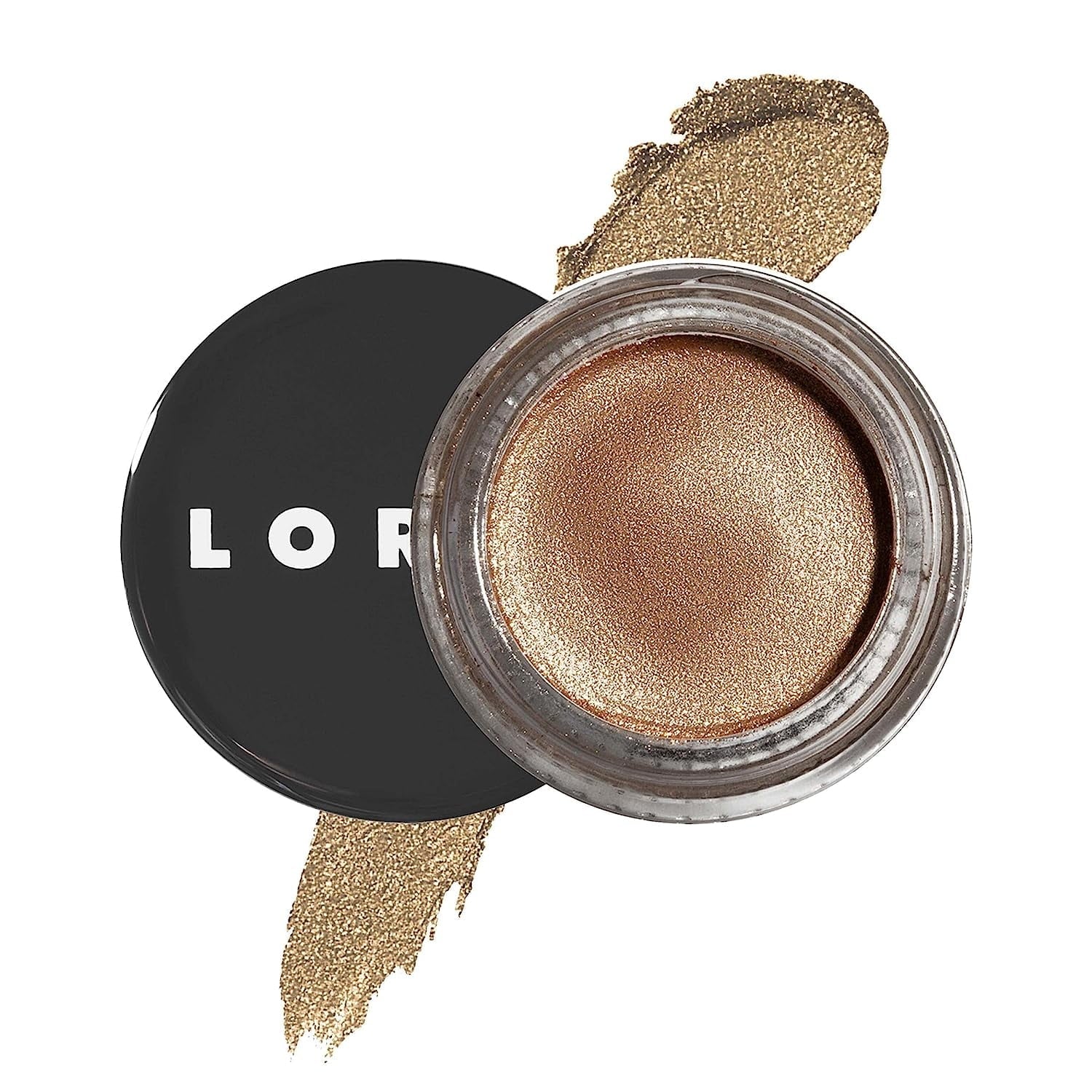 LORAC Lux Diamond Crème Eye Shadow | Metallic Shimmer Eyeshadow Powder | Satin Gold