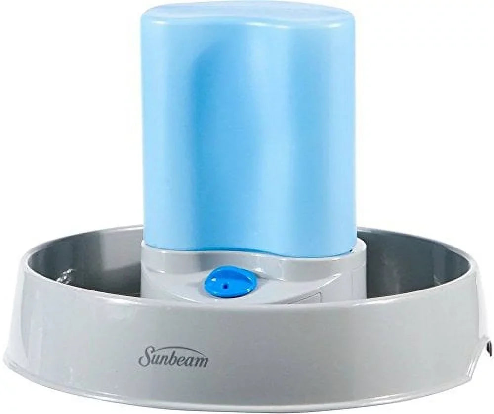 Sunbeam Pets Cat Dog Animal Purifying Fluid Fountain Dual Filtration System 1.3 Gallon Dishwasher Safe