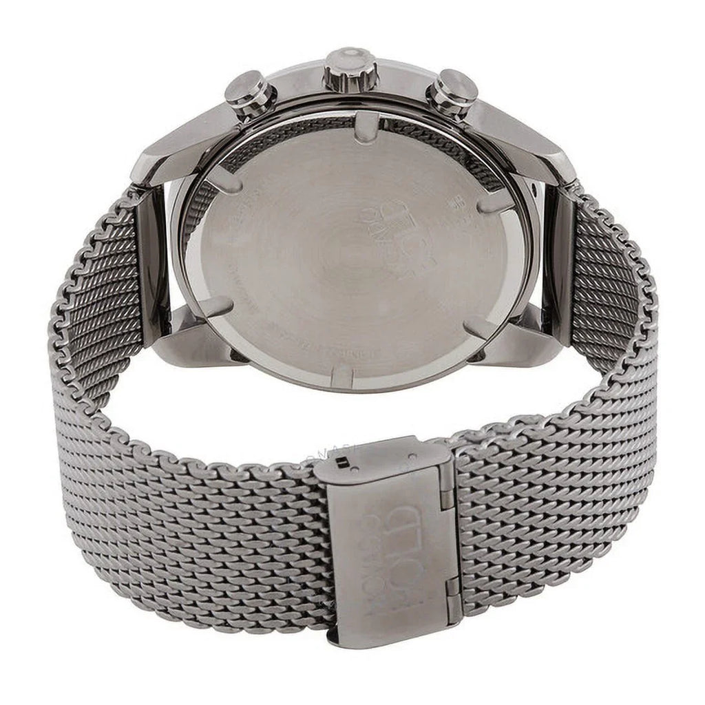 MOVADO BOLD 3600910 VERSO GREY CHRONOGRAPH DIAL GREY MESH BAND MENS WATCH