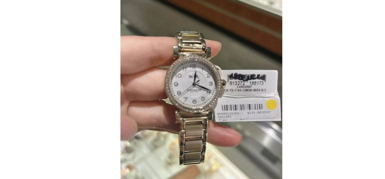 COACH MADISON 14502397 GOLD STAINLESS STEEL WHITE DIAL WOMEN'S WATCH