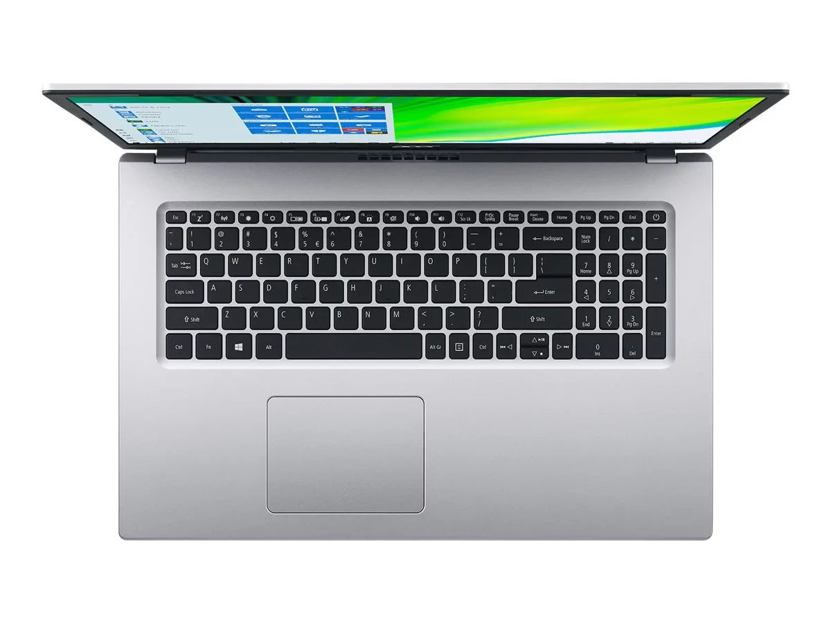 Aspire 5 A517-52-59SV - Core i5 - 1135G7 - Win 10 Home 64-bit - Iris Xe Graphics - 8 GB RAM - 512 GB SSD QLC - 17.3" IPS 1920 x 1080 (Full HD) - Wi-Fi 6 - pure silver - kbd: US Intl
