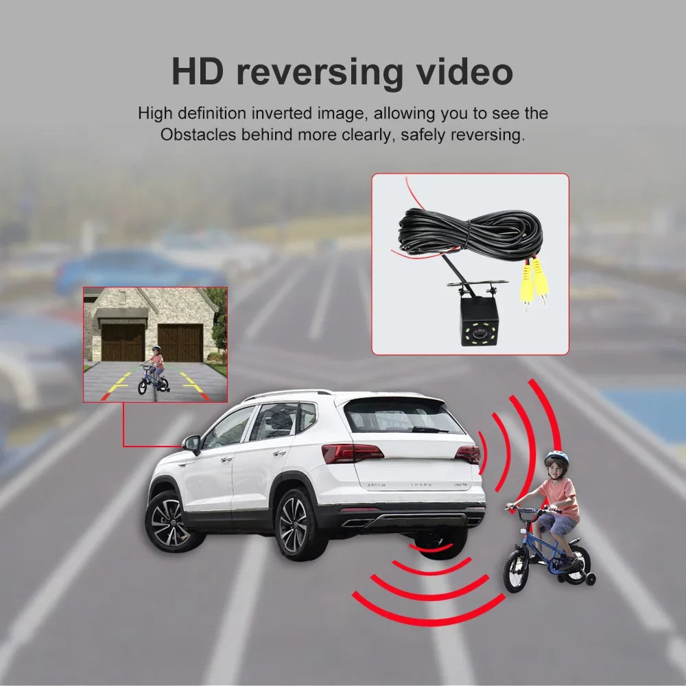 JMANCE Double Din Car Stereo with Bluetooth for Honda CR-V 2007-2011 Android 10 GPS Navigation Quad Core 2+16GB with Free Backup Camera
