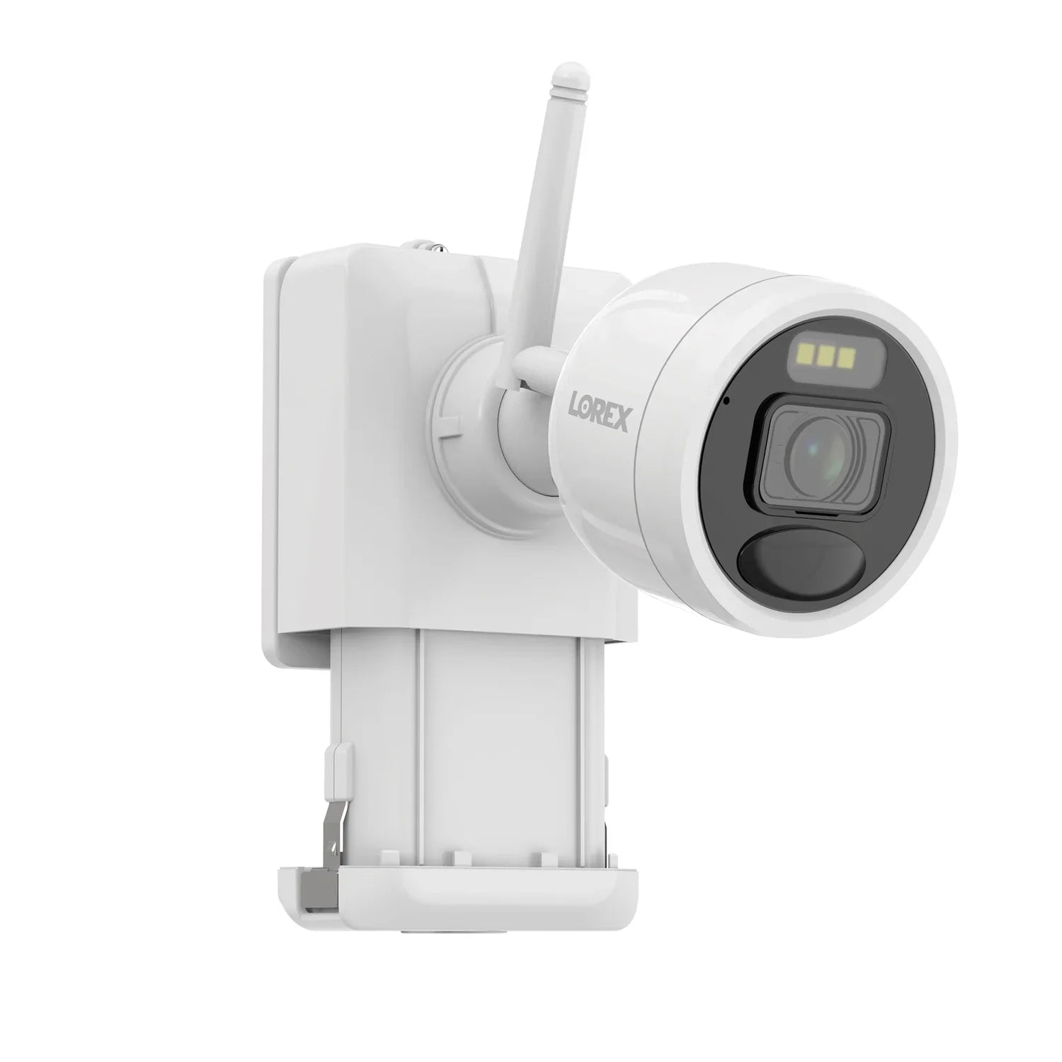 Lorex 2K 4.0-MP 8-Camera-Capable 32-GB NVR System with 4 Outdoor Wi-Fi Battery Security Cameras, White, L4248D-4AA4-E, L4248D-4AA4-E