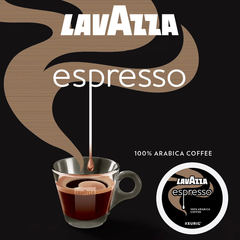Lavazza Espresso Single-Serve Coffee K-Cups for Keurig Brewer, Medium Roast (Pack of 40)