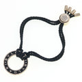 Pre-Owned BVLGARI Bracelet 35262 Black Bangle Women's (Good)