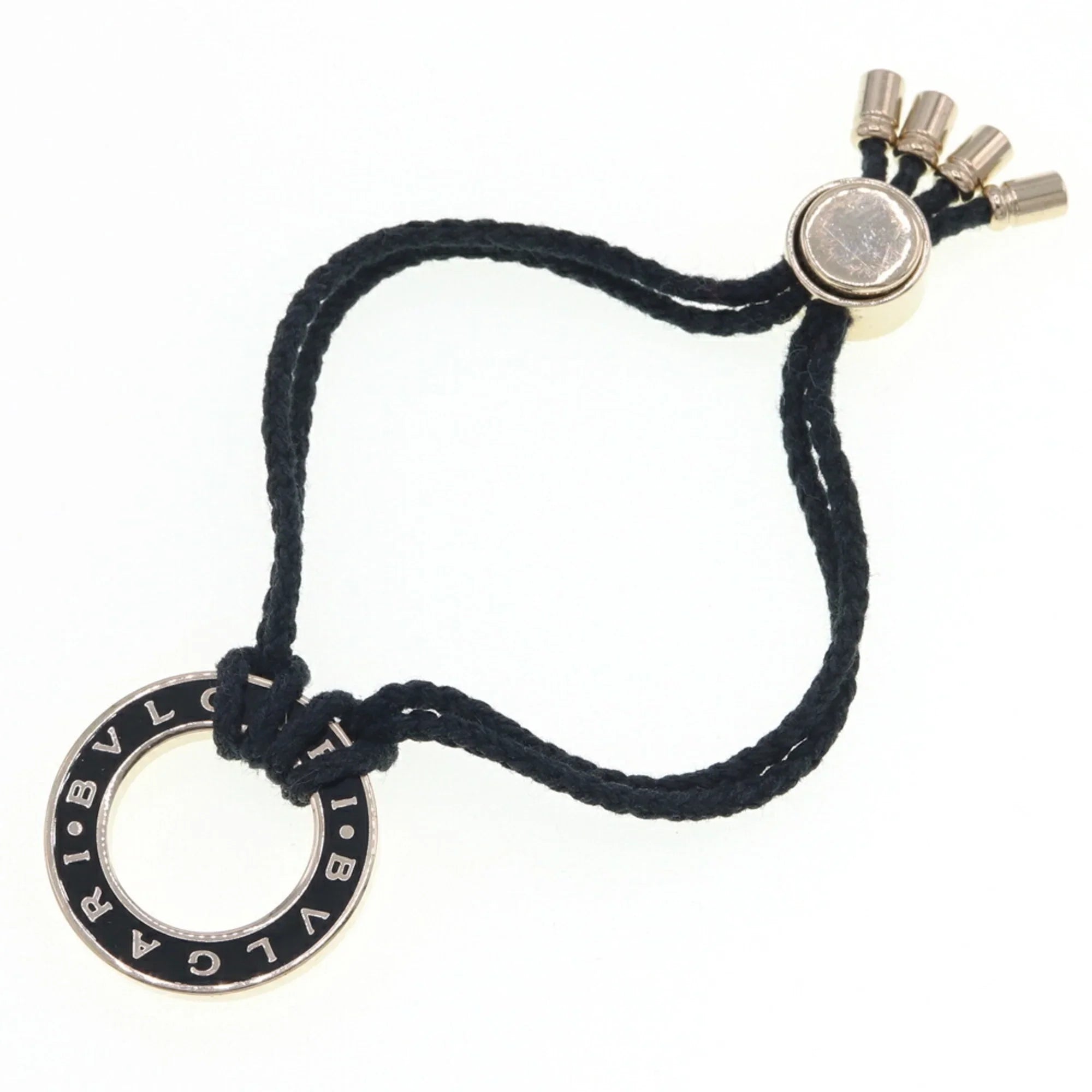 Pre-Owned BVLGARI Bracelet 35262 Black Bangle Women's (Good)