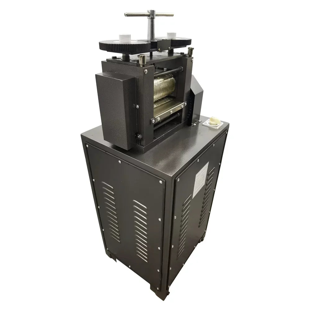 INTSUPERMAI Electric Rolling Mill Flake Machine for Jewelry Gold Making Smooth Roller