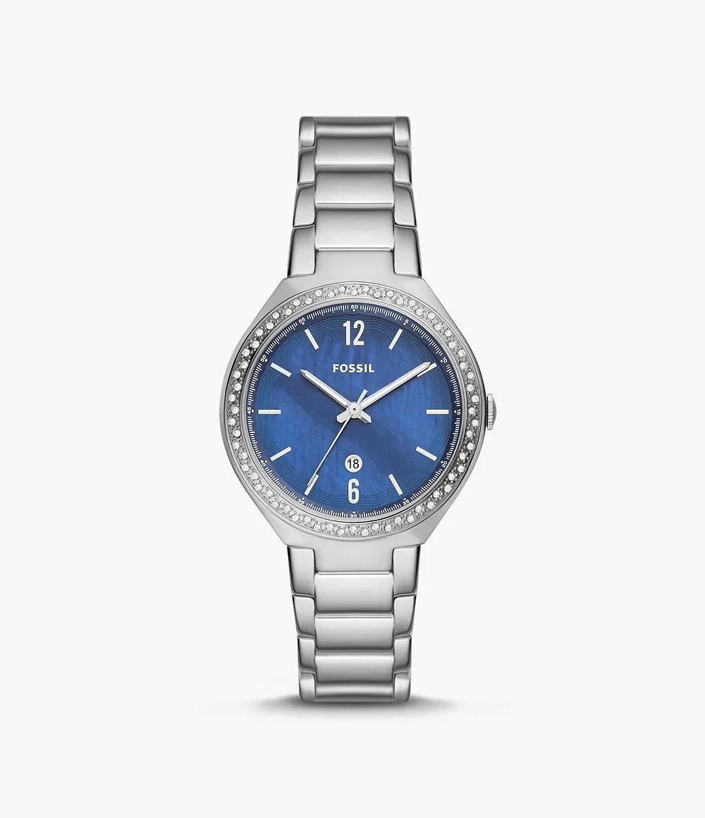 Fossil BQ3843 Ashtyn Three-Hand Date Stainless Steel Watch