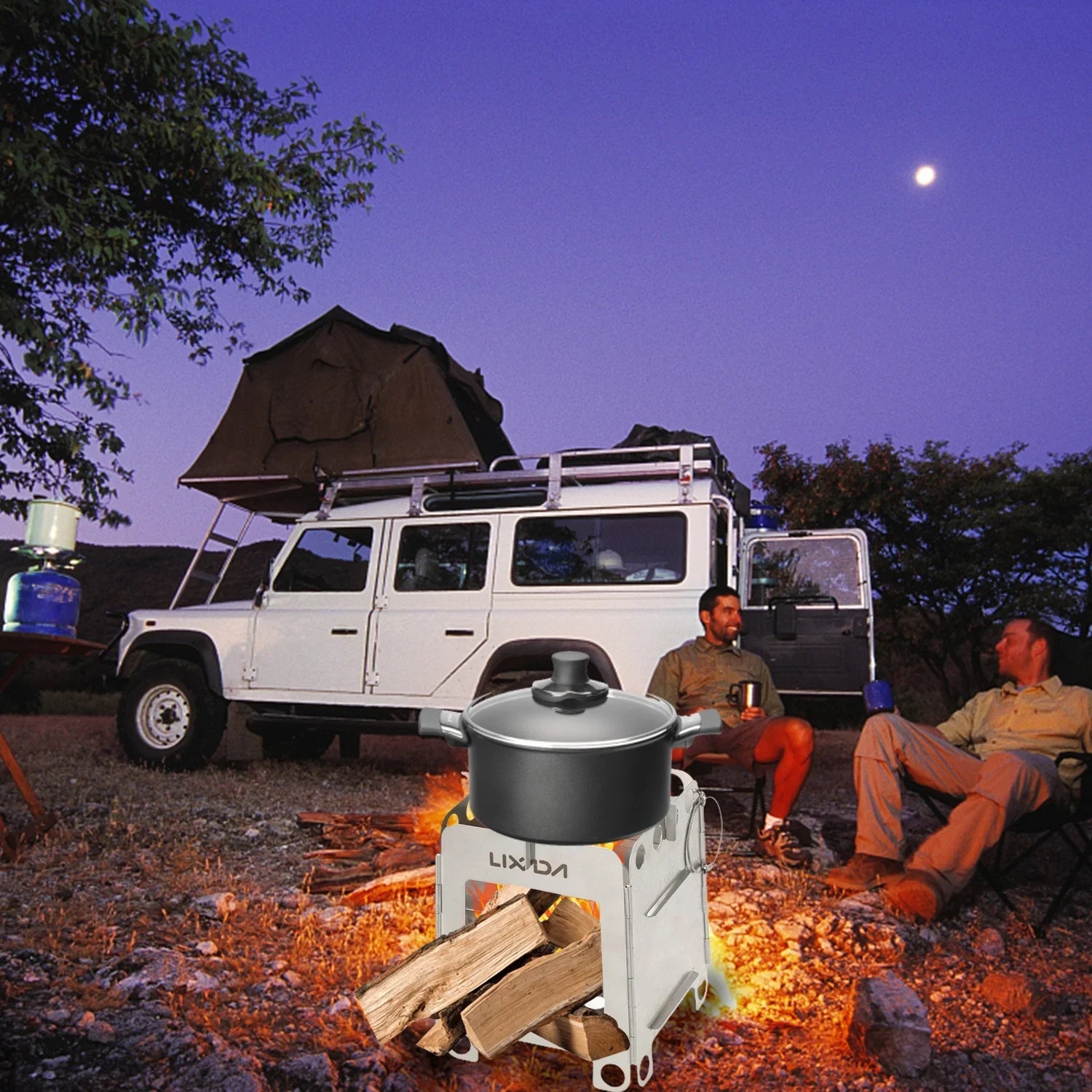Lixada Outdoor Stove,Pocket Wood Stove Pocket Wood Stove Stove Pocket Stove Portable Stainless Steel Stainless Steel Wood Steel Wood Stove Pocket Stove Outdoor Stove Stove Outdoor Picnic Wood