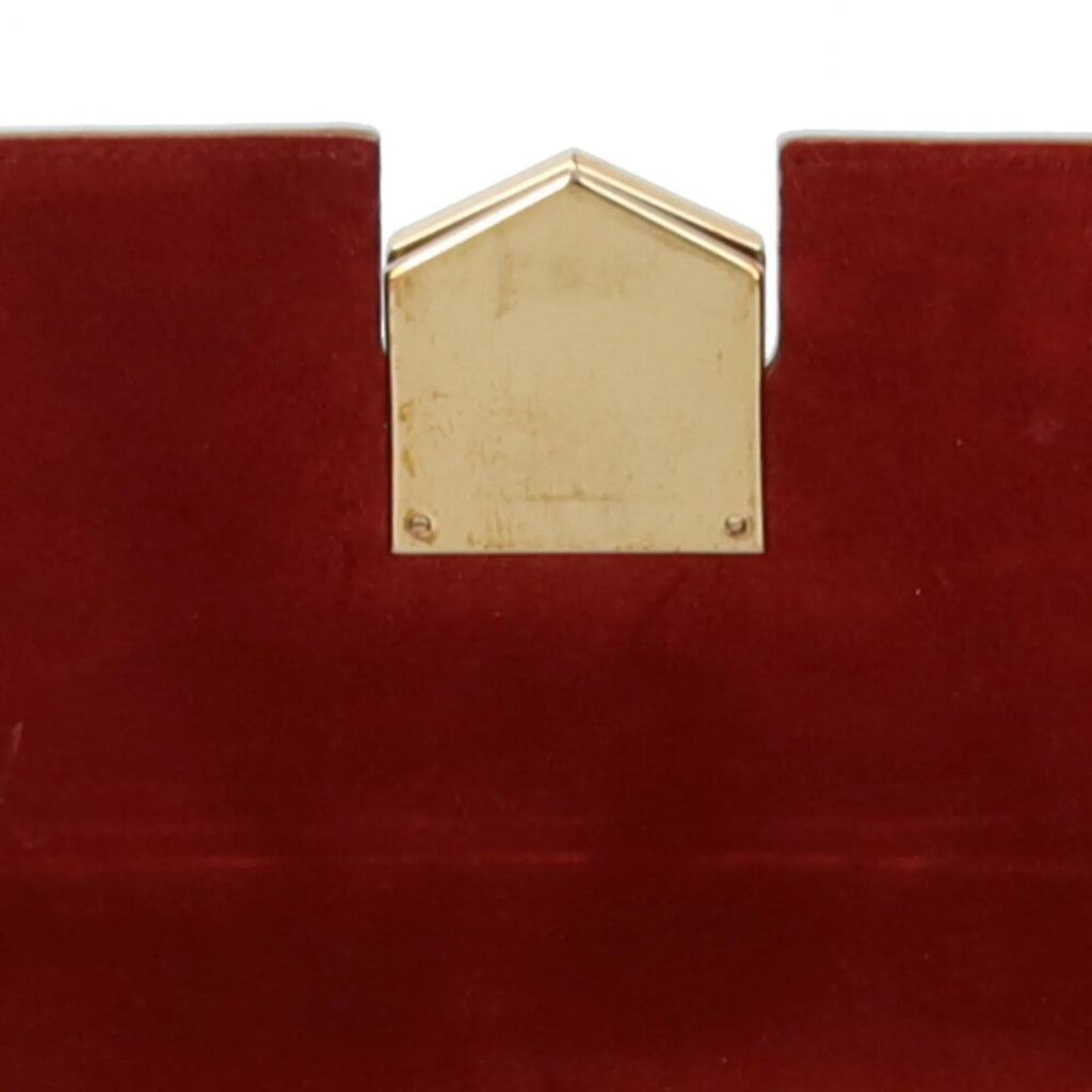 Pre-Owned Jimmy Choo Chain Shoulder Bag Leather Gold Women's (Fair)
