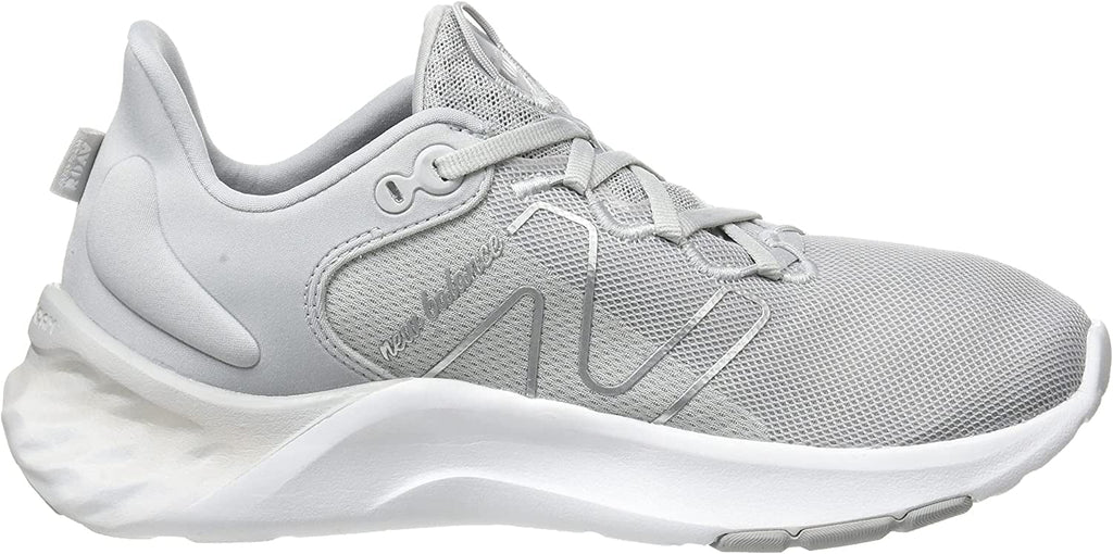 New Balance Womens Fresh Foam Roav V2 Sneaker 9 Light Aluminum/White