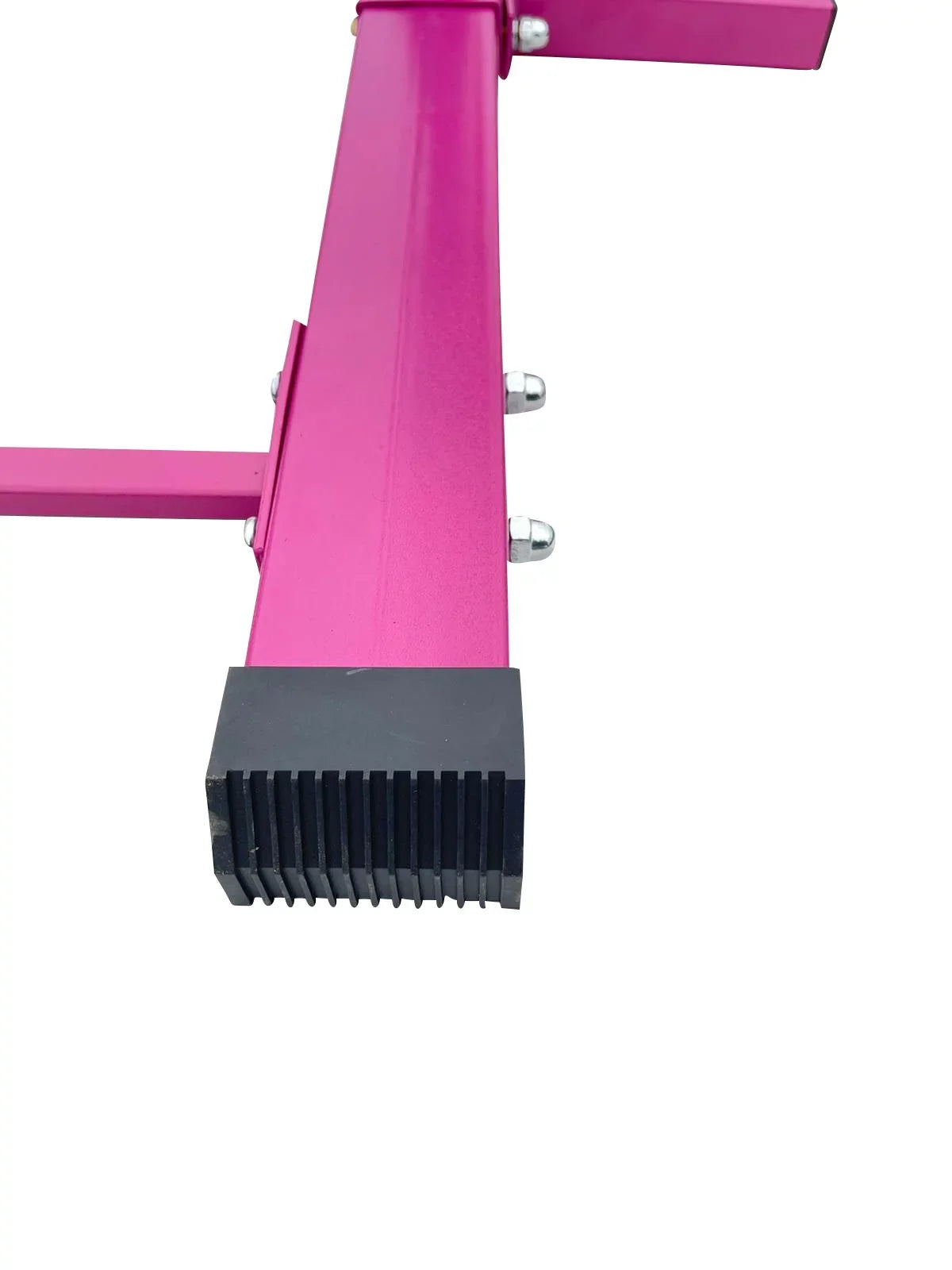 Iron Form Gymnastics Bar Horizontal Kip Bar for Gymnasts Junior Training Expandable Height, Heavy Duty Jungle Gym Exercise Bar for Children and Adults, Adjustable Height 3 to 5 FT Gymnastic Bar, PINK