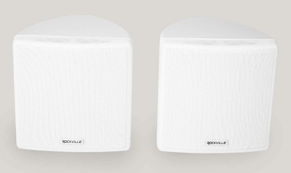 6-Zone Home Audio Receiver+(6) 3.5" White Cube+(2) JBL Pendant+Ceiling Speakers