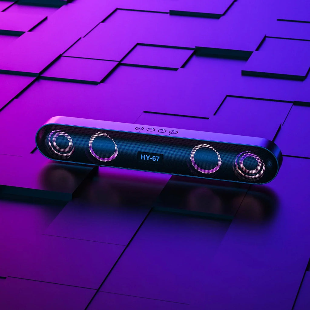 6D Surround Bluetooth Speaker Stereo Subwoofer Home Wireless Computer Sound Bar