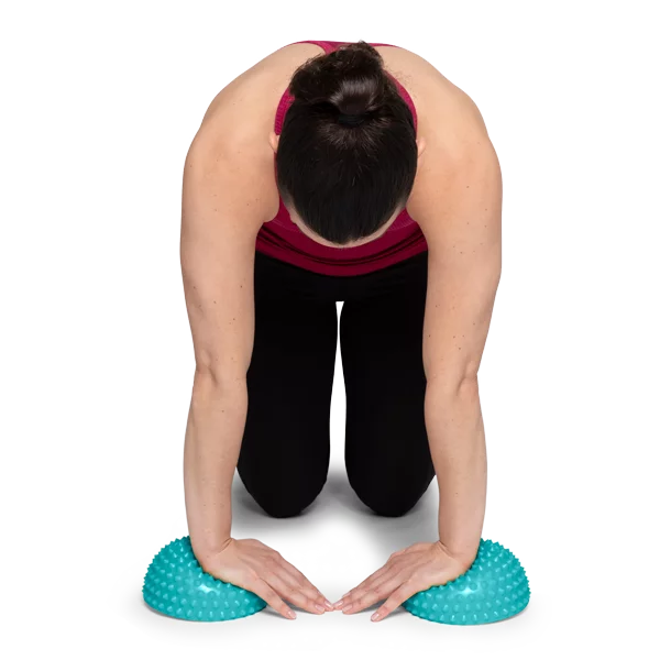 OPTP LO ROX Aligned Life Domes (Pair) - Textured Balance Pods - Stability and Balance Training Equipment - Sensory and Self-Massage Tools - by Lauren Roxburgh