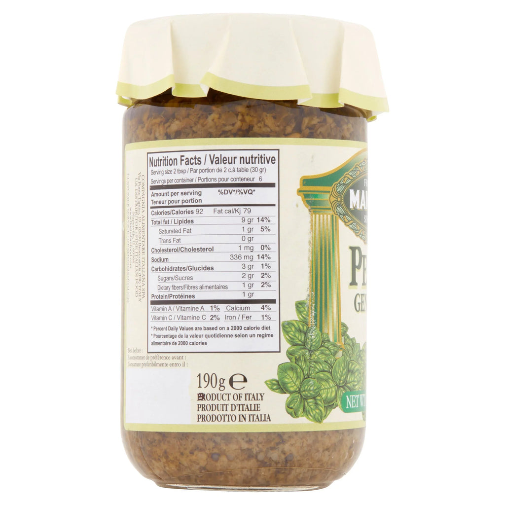 Mantova Pesto Genovese, 6.5 oz